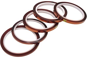 KD89 Ruban de protection en polyamide pour le polissage en horlogerie/bijouterie | Rouleau de 33 mètres | Facile à utiliser, ne laisse aucun résidu (6,5mm)