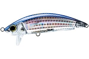 DUEL Yo-Zuri 3 D Inshore Surface Minnow ' F Mm 2 Señuelo Flotante Pececillo de Superficie 3D en la Costa, 90 mm, 3-1/2 Pulgadas, Color de salmonete, Mullet, 3 1/2 Inch