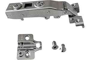 INDAUX Bisagra Amortiguada Para Puertas de Aluminio con Placa Base 3D - Recta, Acodada o Superacodada