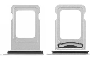 KZTHA 2 Stück SIM-Tray/SD-Card Karten-Halter passend für iphone 13 - Slot Schlitten Kartenhalter Karte Rahmen Simkarten Farbe:Weiß