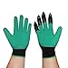 Produktbild lovebay Garten Genie Handschuhe ABS Kunststoff Klauen Gartenhandschuhe für Pflanzen, Graben und Jäten (1 Paar)