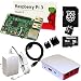 Produktbild Raspberry Pi 3 Set mit 16 GB SanDisk SD, HDMI, original Netzteil und Gehäuse, Kühlkörper (weiß)