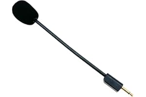 MICMXMO - Micrófono de repuesto (3,5 mm, micro Boom, compatible con Razer Black Shark V2 / V2 Pro, V2 SE Gaming Auriculares Mic para PS4 PS5 Switch Mac PC