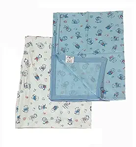 Mothers Choice  Waterproof PVC Plastic Mattress Protector/ Urine / Diaper Changing Sheets for Baby (Medium- 34 x 23 Inches, ) (Pack of-2)