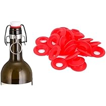 25 Guarnizioni In Silicone Per Bottiglie Birra Grolsch - Rondelle Per Home Brewing Flip Top - Foto 8