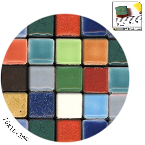 Mosaik-Minis (10x10x3mm), 1.000 Stück, mix bunt