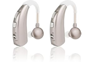 Britzgo Device for Adults，Long Battery Life, Intelligent Noise Reduction（A Pair） (Silvery)