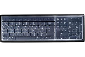 SDTEK Tastaturschutz Desktop Haut Silikonhülle Klarfolie Universal