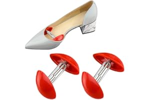 TOPXIAOBAO Shoe Stretcher Adjustable Red Shoe Stretchers Shaper Expander Shoe Widener Expander to Stretch Length Width Height for Wide Feet