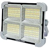 Cata G&uuml;neş Enerjili Solar 200W Led Projekt&ouml;r Taşınabilir Sarı Beyaz Ve &Ccedil;akar Işık Lamba