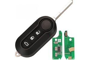 ONETOP1 Llave Funda de Coche Mando a Distancia 433Mhz ID46 para Fiat MPV Bravo/Ducato 500 Doblo Qubo Grande Punto Citroen Jumper Peugeot Boxer 433.92 ID46