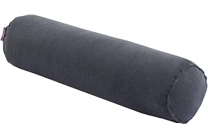Miaogoo Mjuk bekväm stödkudde för soffa säng burspråk, praktisk enfärgad rullkudde, andningsbar rund nackkudde (mörkgrön, 20 x 80 cm)