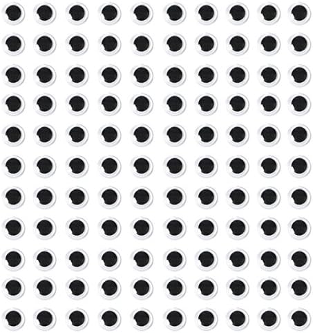Kinashi Wiggly Googly Eyes with Self-adhesive (8mm 1000pc)
