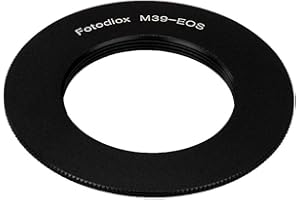 Fotodiox Lens Mount Adapter Compatible with M39/L39 (x1mm Pitch) Screw Mount SLR Lens on Canon EOS (EF, EF-S) Mount D/SLR Camera Body - with Gen10 Focus Confirmation Chip