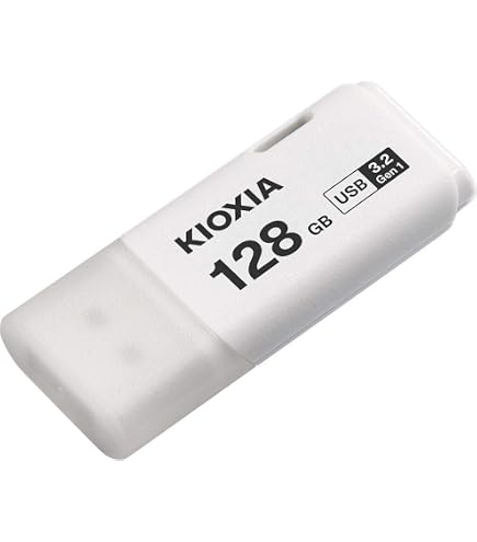 KIOXIA 32GB TransMemory U301 USB 3.2 Flash Drive, White : Amazon