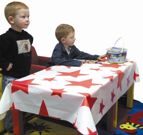 5 Red Star Splash Mats 4 + 1 Free
