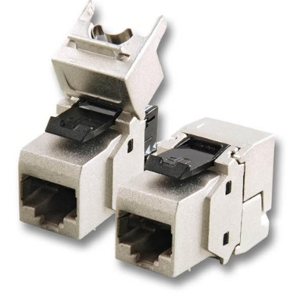 Cat 6a. Infralan stp cat 6a rj45. коннектор m d6 белый. арт. 7001227.