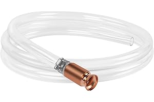Flintronic Wąż syfonowy 2M, samozasysająca pompa syfonowa syfonowa, zawór klasy zej, bezpieczna pompa do przenoszenia paliwa, syfon wstrząsarki, automatyczna rura pompująca do transferu paliwa