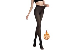 BTkviseQat Thermostrumpfhosen für damen,Strumpfhosen Damen Winter,Gefütterte Strumpfhose,Gefälschte Durchscheinend Plüschstrümpfe Pantyhose Wärmende Fleece Strumpfhose