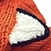 Tonsee® Winter Wool Knitted Fox Hats Baby Girls Shawls Hooded Cowl Beanie Caps (Orange)