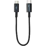 Amazon Basics Cavo USB-C a Micro USB 2.0 per Personal Computer, 15.2 cm, colore nero