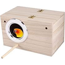 Nido Legno Per Uccelli Bhina - 20x12x12 Cm, Per Canarini, Pappagallini, Fringuelli - Foto 7