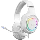 Rampage RM-K90 Mikrofonlu Kablolu Oyun Kulaklığı - Mikrofonlu RGB Kulaklık, 50 mm S&uuml;r&uuml;c&uuml;ler, PC, PS4, PS5 ve Diz&uuml;st&uuml; Bilgisay