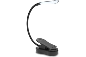Anmossi Lampe de Lecture,USB Rechargeable LED Liseuse Lampe 7 LEDs,3 Modes D’éclairage, Veilleus de Chevet LED tactile avec pince de lecture et col flexible 360°,Lampe Clip pour Livre,eReaders,Nuit