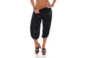 MALITO MORE THAN FASHION Malito Corto pantalónes Deportivos de Verano Print Sweatpants Boyfriend 7182 Mujer Talla Única