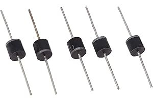 LIEBEWH 50pcs Diode de Redresseur Diode Kit de Diode 12v 10A 1000V Diodes Redressement sans Plomb Haute Tension Ensemble de Diodes Axiales à Usage Général