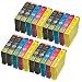 Produktbild 20 Patronen kompatibel XL für Epson T2701 - T2704 Workforce Epson WF3620DWF WF3640DTWF WF7110DTW WF7610 WF7620 DTWF