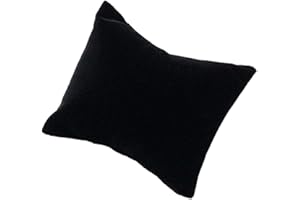 Hellery Samt Uhrenkissen Armbandkissen Schmuckkissen für Uhrenbox, Schmuckvitrinen usw. - Schwarz