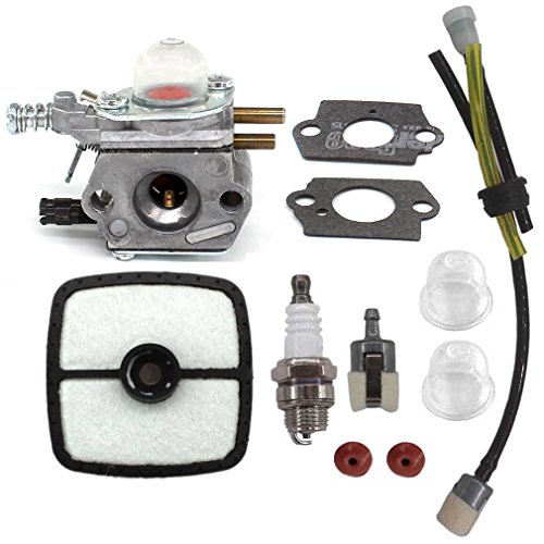 AISEN CARBURATEUR + Joint + Filtre À AIR + Bougie + Tuyau Filtre KIT pour Zama C1U-K52 C1U-K29 Echo SRM2100 GT2100 GT2000 PAS2000 PAS2100 CARB 12520013312