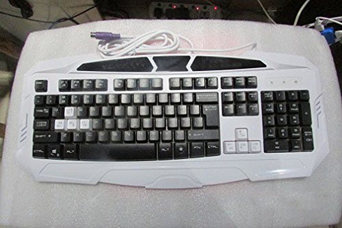 S keyboard Wired Light Gaming Gaming Keyboard Three-Color Backlit Heavier Keyboard,A