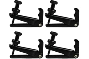 Vaguelly 4 Stücke Regler Schwarz Geige Teile Für Geige Feinsteller Geige Ersatzteile Geige Teile Geige Saiten Liefert Einfache Feinstimmer Einsteller Teile Geige Tuner Schraube