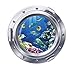 Produktbild WandSticker4U- Wandtattoo Bullauge Unterwasserwelt in 3D Optik | Wandbild: 43x43cm | Wandsticker Poster Fenster Schiff Aquarium Fische See Ozean | Deko für Badezimmer Wohn-und Schlafzimmer Küche