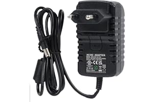 M&M Cage Company 12V, 1.5 Amp Universal Power Adapter/Universal-Netzteil-Adapter mit 5,5 x 2,1 Stecker, UL-gelistet