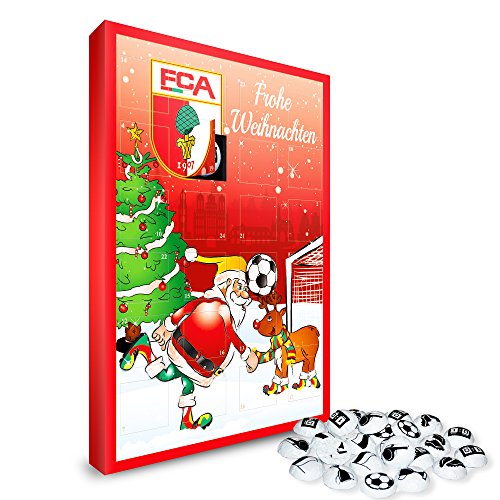 Preisvergleich Produktbild FC Augsburg Adventskalender / Weihnachtskalender Motiv FCA