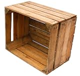 3 Set Vintage Holzkiste – alte Obstkiste – Weinkiste – Natur Used Look - 3
