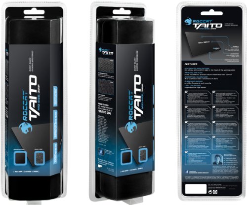 Roccat Taito Gaming Mauspad (Mid-Size, 400 x 320mm, 3mm) schwarz - 5