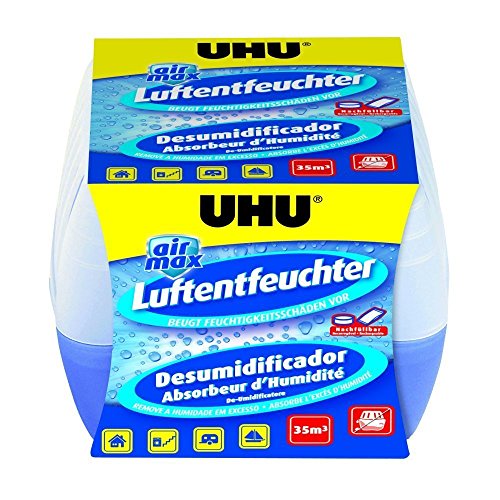 UHU 47130 air max Luftentfeuchter 450g Spar-Set (Luftentfeuchter + Nachfüllbeutel)