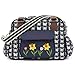 Pink Lining Gorgeous Blooming Cream Butterflies Changing Bags(Navy)