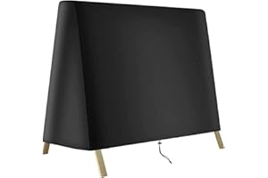 KEKAFU Spitzdac Hollywood Swing Cover, Tarpaulin, Hollywood Swing, Protective Cover, Hollywood Swing, Waterproof with Drawstring, Garden Furniture Cover, 420D Oxford Cloth, Black (212 x 147 x 150)