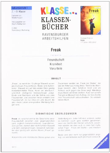 Materialien Zur Unterrichtspraxis Rodman Philbrick Freak Pdf Download Hanteltrudie