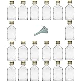 12er Set Transparente Glasflaschen Mit Schraubverschluss – 15 Ml, Ideal Für ätherische Öle, Cremes & DIY-Kosmetik