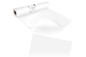 Robin Goods Rotolo di Carta da Lucido 40 cm x 50 m | Carta per Schizzi Trasparente per Architetti | 50 g/m² (Ruolo - Trasparente)