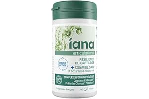 Iana Articulations Résilience du Cartilage + Sommeil Sain 60 Comprimés