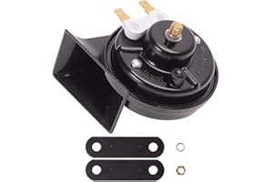 ‎EVERMOTOR Evermotor Hupe 12v Universal Horn Signalhorn Motorrad Autohupe für Autos und Motorräder 12V 500 Hz 118 db Lauts E-Mark E-geprüf