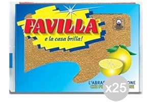 Favilla Set 25 X 1 Limone Attrezzo Pulizia della Casa