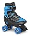 Produktbild Roces Quaddy. Boy Rollschuhe Kinder Größenverstellbar, Schwarz-Blau, 30-33